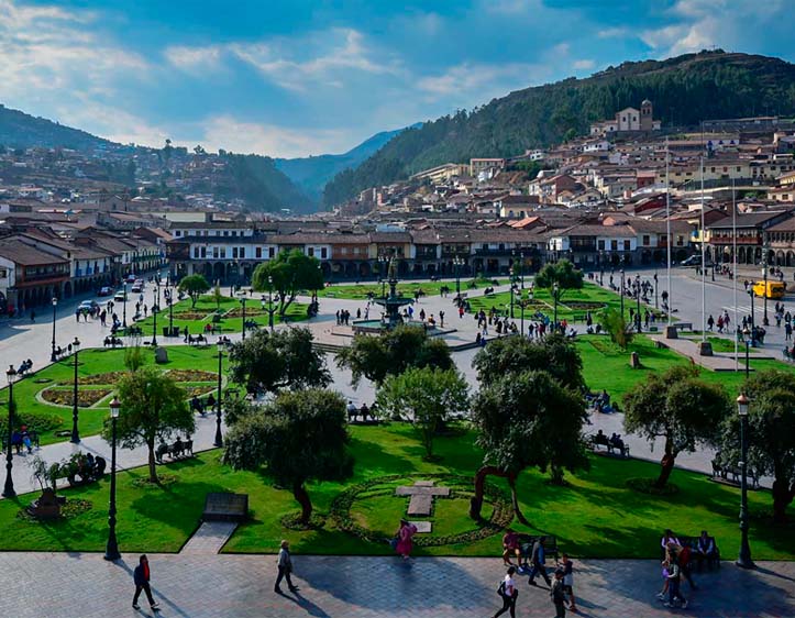 Cusco main square - Inca Trail Hike Peru