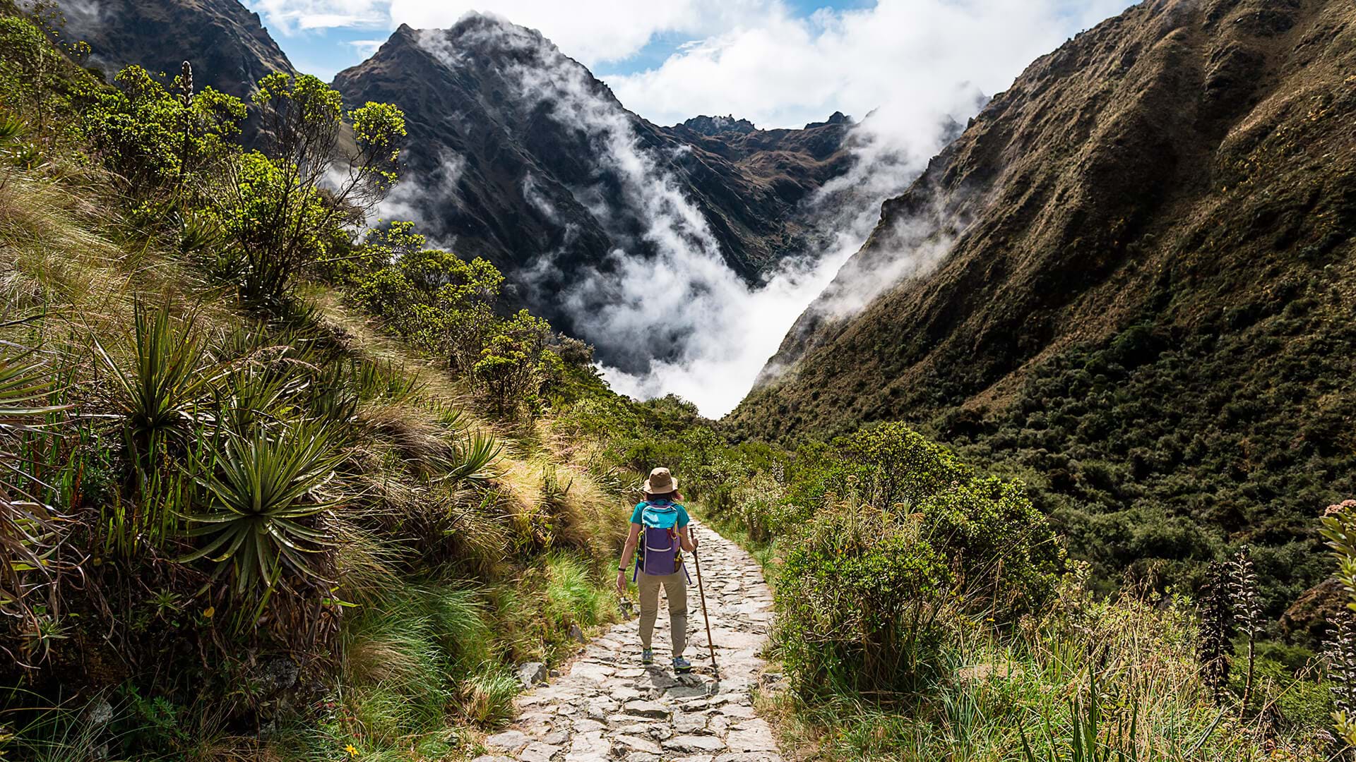 Inca trail to Machu Picchu