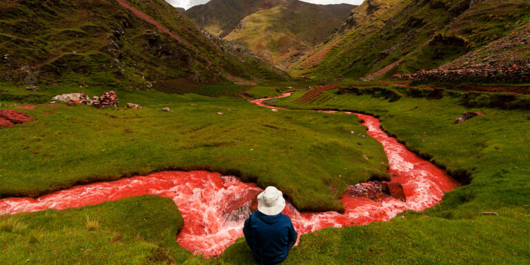 Red River In Cusco Peru