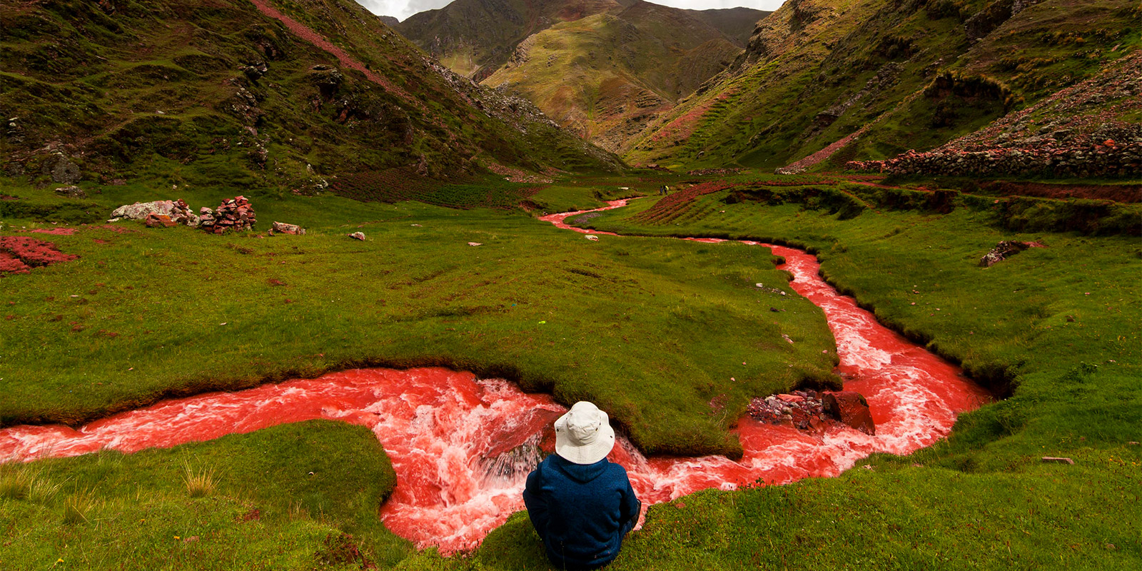 Red River In Cusco Peru