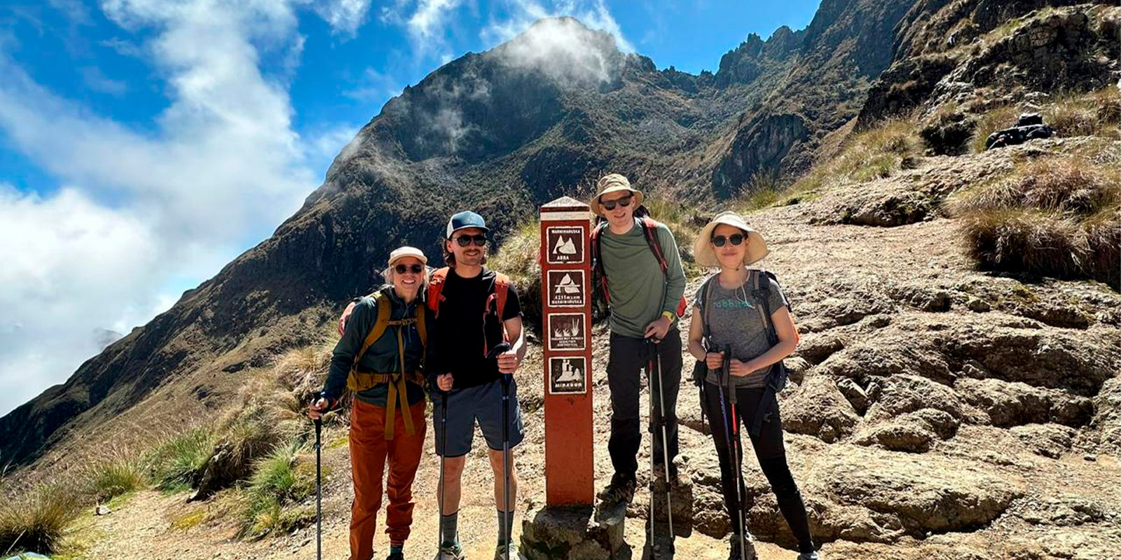 Dead Woman’s Pass. Inca trail