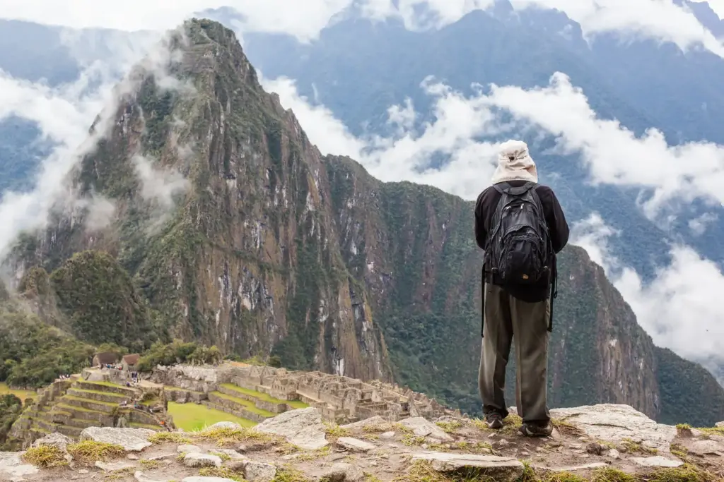 Huayna Picchu view from machu picchu